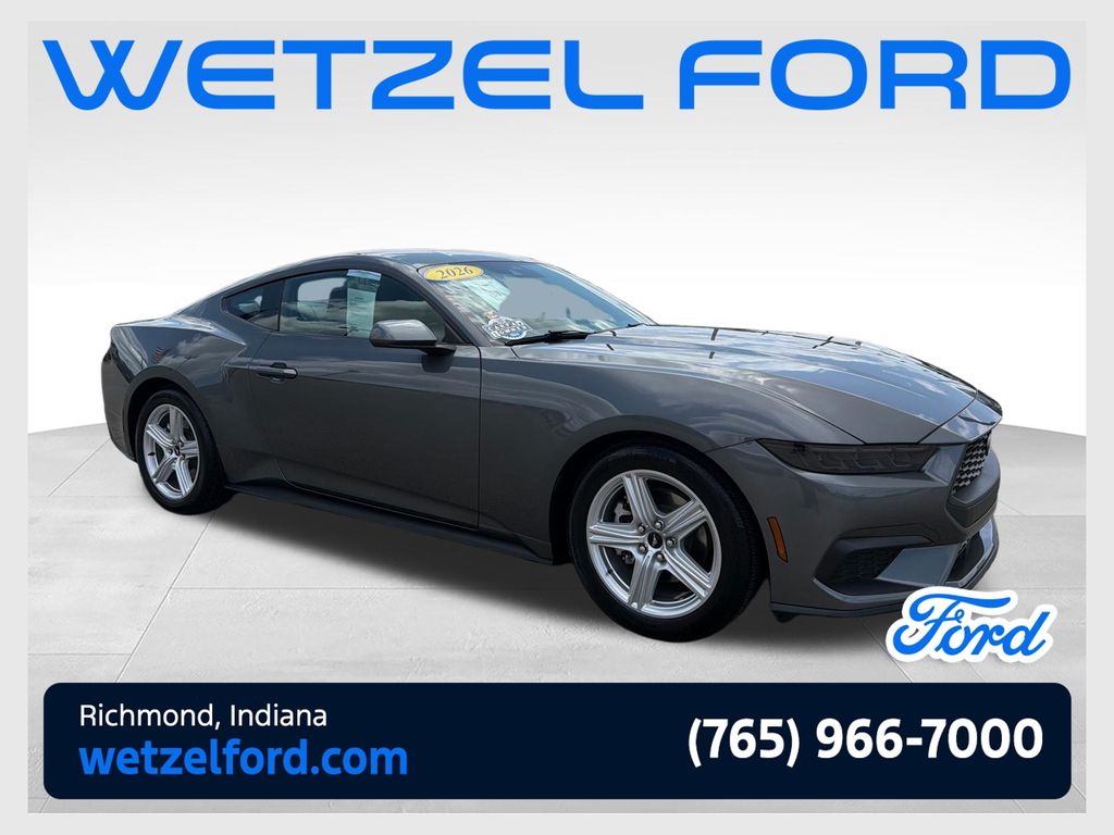 Gray Metallic 2026 Ford Mustang Coupe Rear-Wheel Drive Automatic