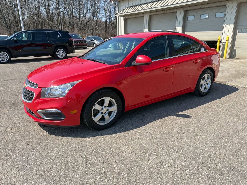 Red 2016 Chevrolet Cruze Limited 1LT FWD Sedan Front-Wheel Drive 6-Speed Automatic Overdrive
