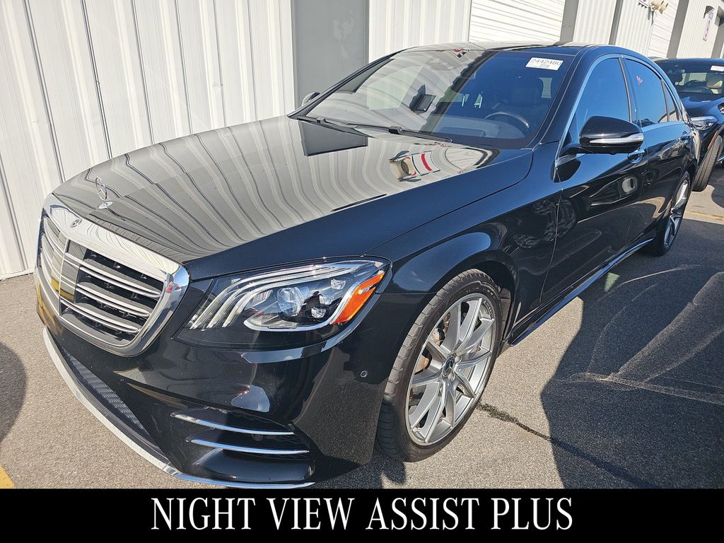 Obsidian Black Metallic 2019 Mercedes-Benz S-Class Sedan Rear-Wheel Drive 9-Speed Automatic