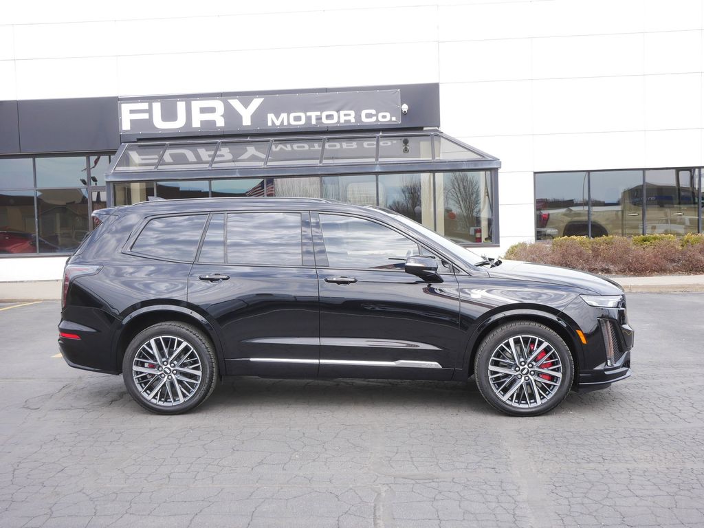 Stellar Black Metallic 2025 Cadillac XT6 Sport AWD SUV / Crossover Four-Wheel Drive 9-Speed Automatic