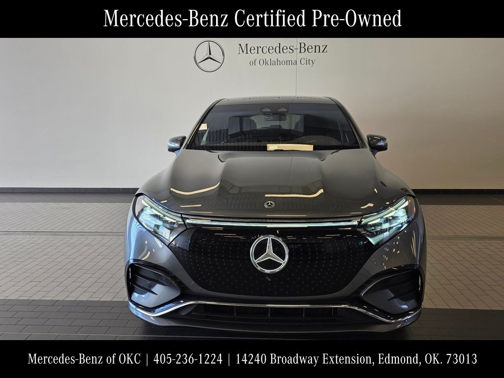Certified 2023 Mercedes-Benz EQS SUV Base with VIN 4JGDM4EB1PA021284 for sale in Edmond, OK