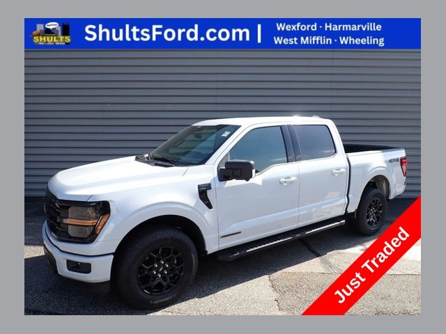 White Metallic 2025 Ford F-150 Pickup Truck Four-Wheel Drive Automatic