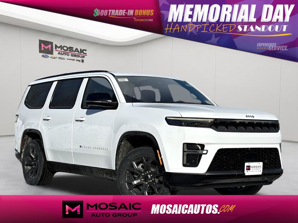 Bright White Clearcoat 2026 Jeep Grand Wagoneer Limited Altitude 4WD SUV / Crossover Four-Wheel Drive 8-Speed Automatic