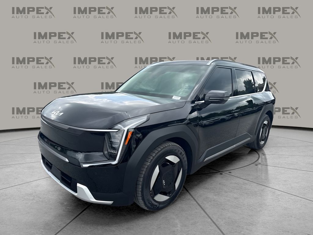 Aurora Black Pearl 2024 Kia EV9 SUV / Crossover All-Wheel Drive 1-Speed Automatic