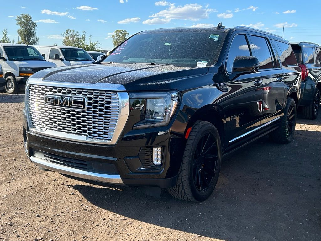 Onyx Black 2023 GMC Yukon XL Denali 4WD SUV / Crossover Four-Wheel Drive