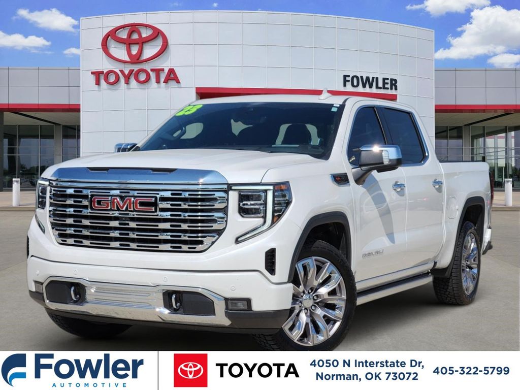 White Frost Tricoat 2023 GMC Sierra 1500 Pickup Truck Four-Wheel Drive Automatic
