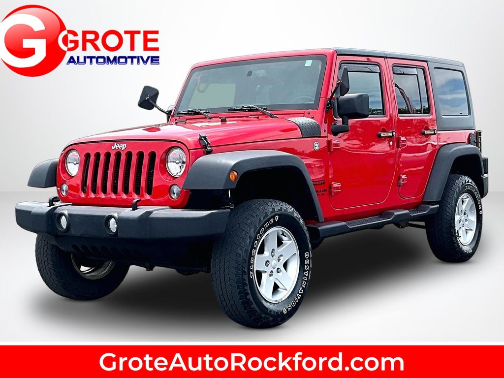 Firecracker Red Clear Coat 2015 Jeep Wrangler SUV / Crossover Four-Wheel Drive 5-Speed Automatic