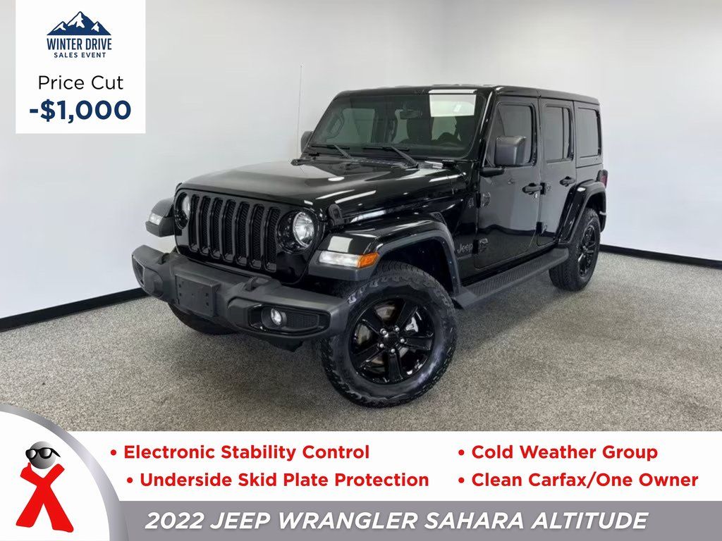 2022 Jeep Wrangler Unlimited Sahara Altitude 4WD