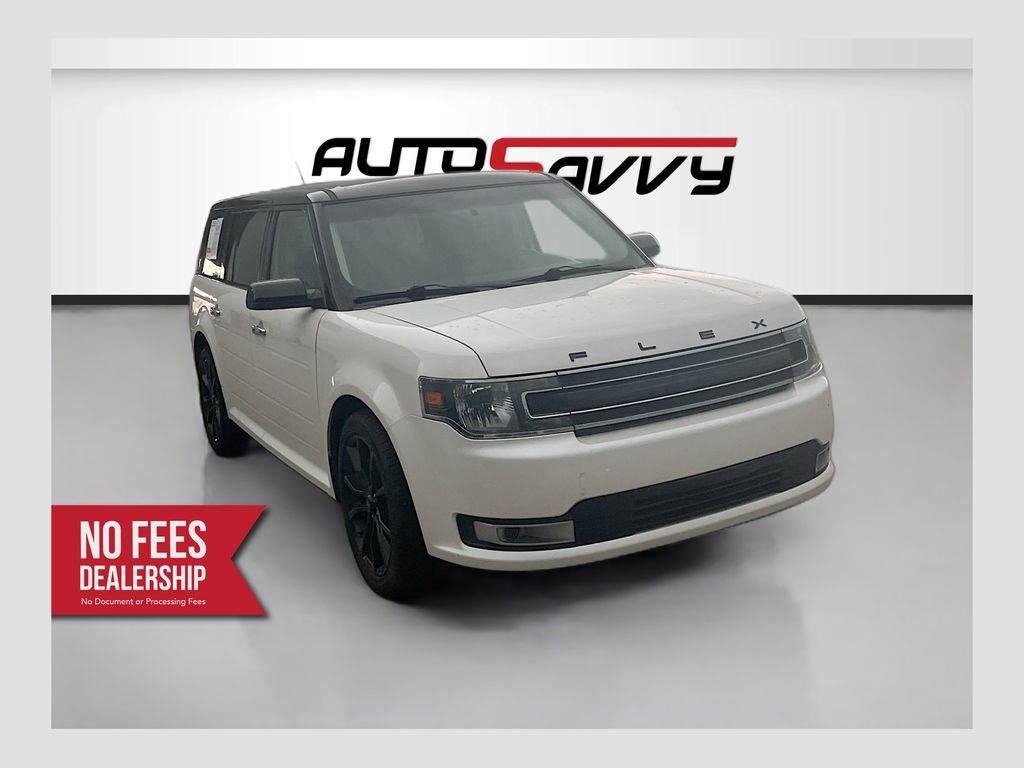 White Platinum Clearcoat Metallic 2018 Ford Flex SUV / Crossover Front-Wheel Drive 6-Speed Automatic