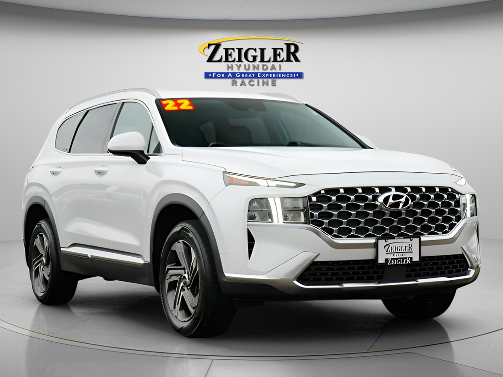 Quartz White 2022 Hyundai Santa Fe SEL AWD SUV / Crossover All-Wheel Drive 8-Speed Automatic