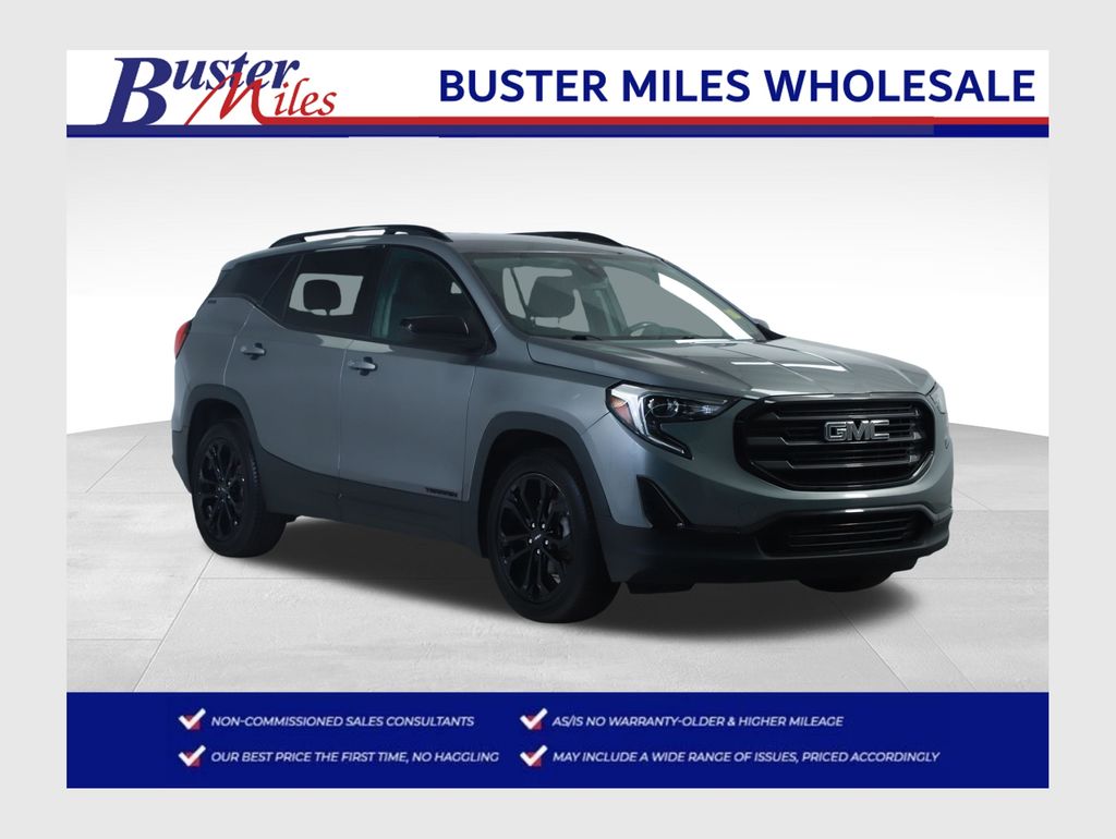 Gray (Satin Steel Metallic) 2020 GMC Terrain SLE FWD SUV / Crossover Front-Wheel Drive 9-Speed Automatic