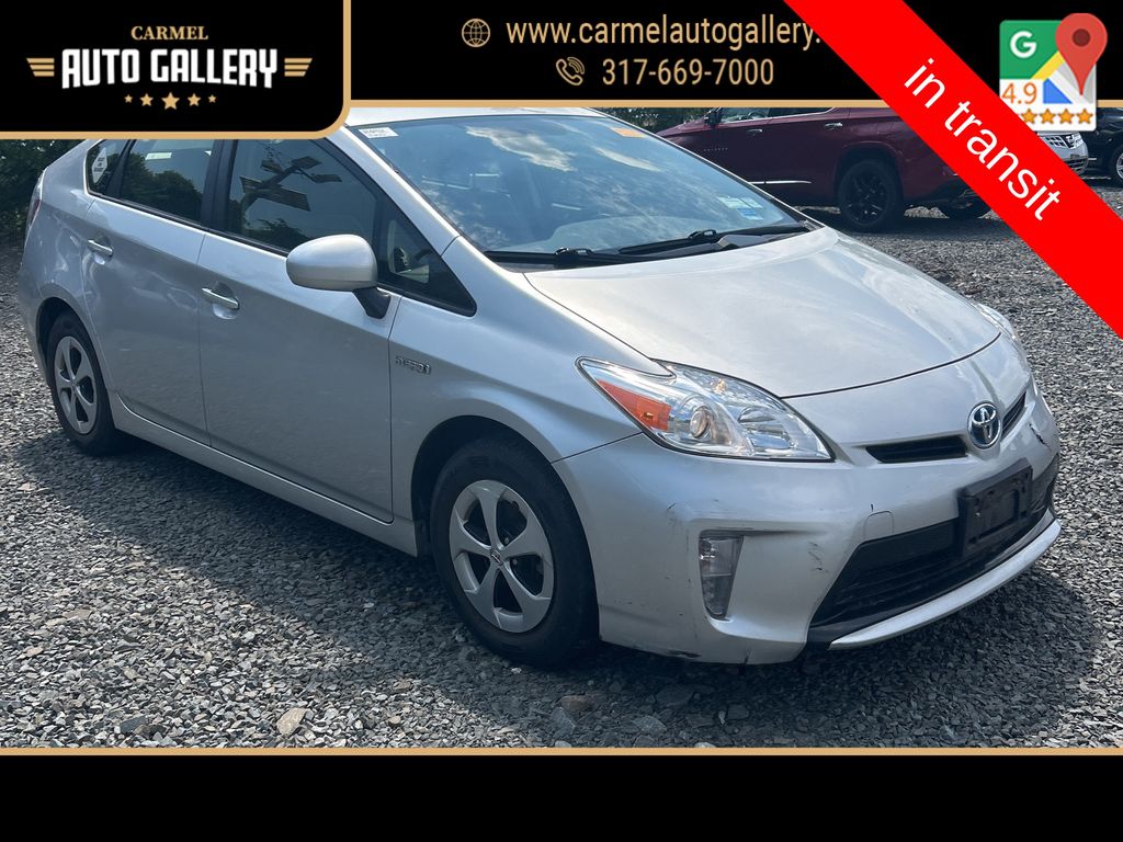 Classic Silver Metallic 2015 Toyota Prius Hatchback Front-Wheel Drive Continuously Variable Transmission