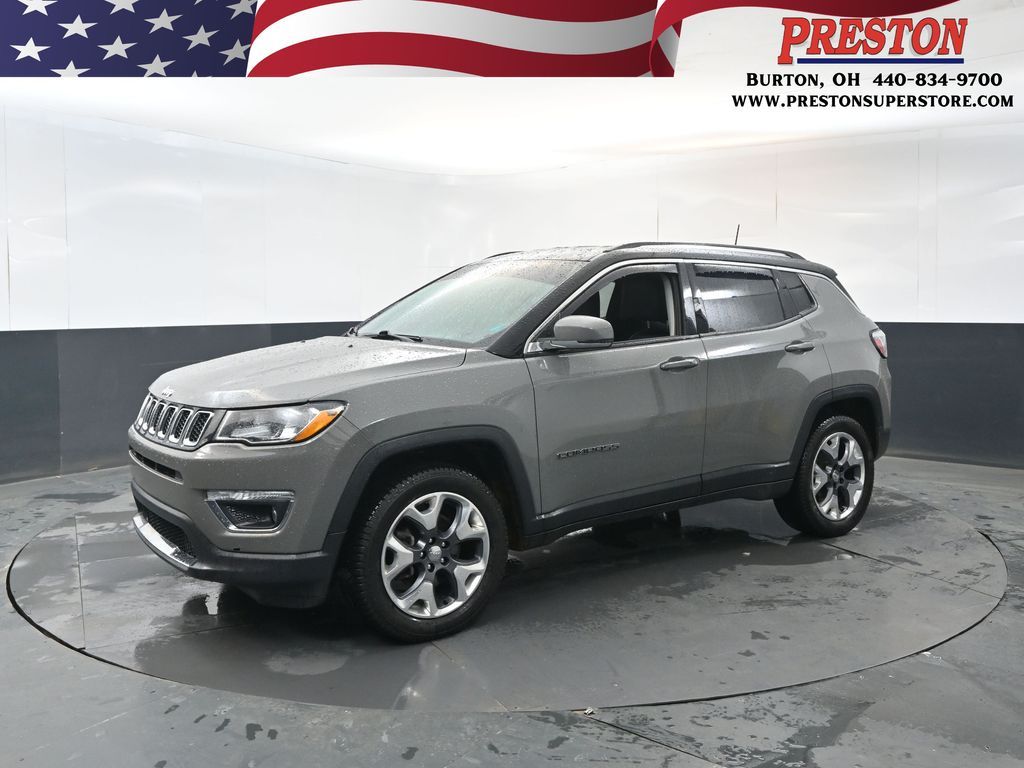 Sting-Gray Clearcoat 2021 Jeep Compass Limited 4WD SUV / Crossover Four-Wheel Drive 9-Speed Automatic
