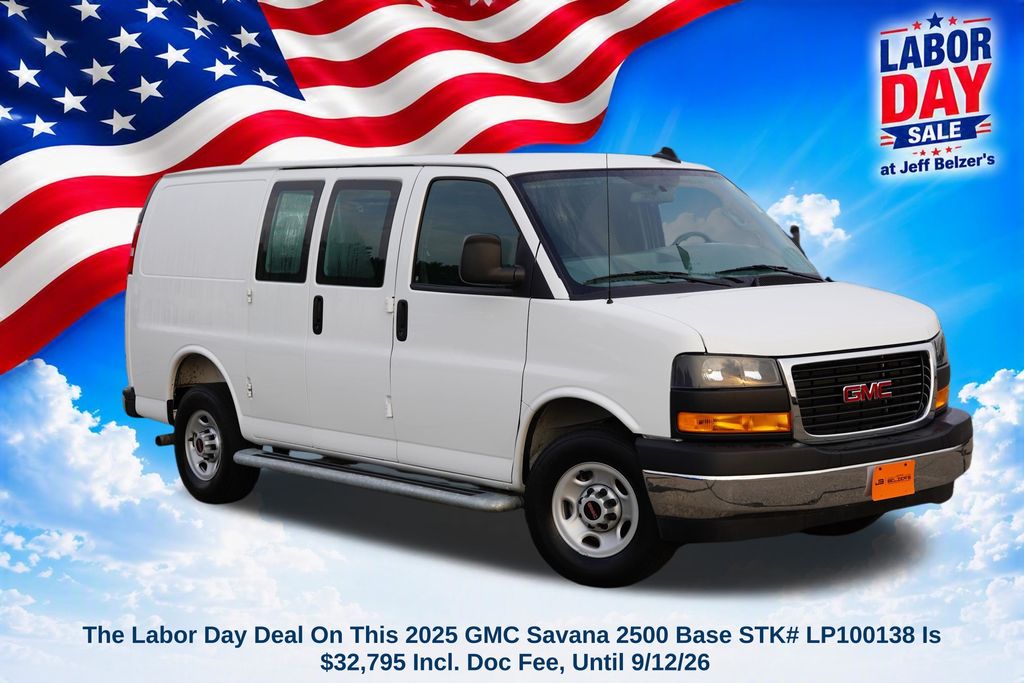 2025 GMC Savana Cargo Blanco (Summit White) Van Tracción trasera 8 velocidades Automática marcha alta