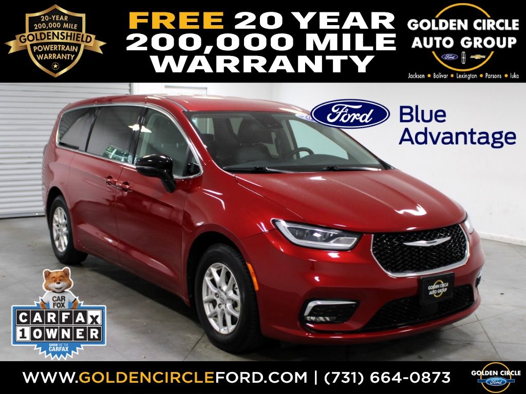 Red Hot Pearlcoat 2024 Chrysler Pacifica Minivan Front-Wheel Drive 9-Speed Automatic