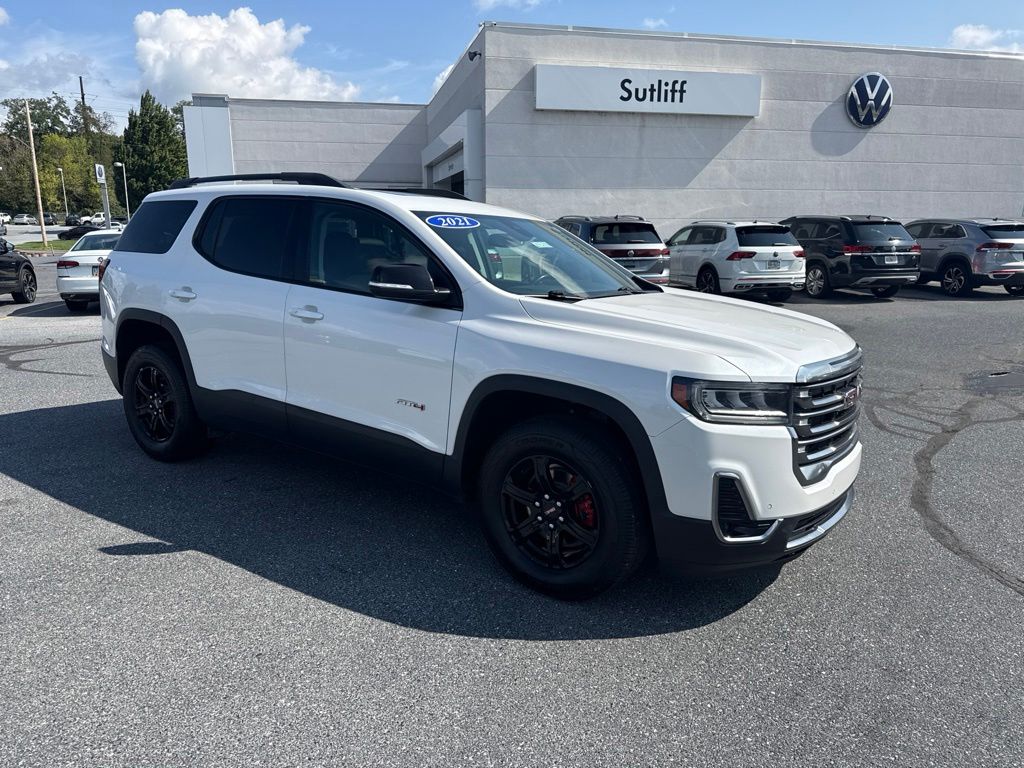 2021 GMC Acadia AT4 White at Carlisle Cadillac Buick GMC