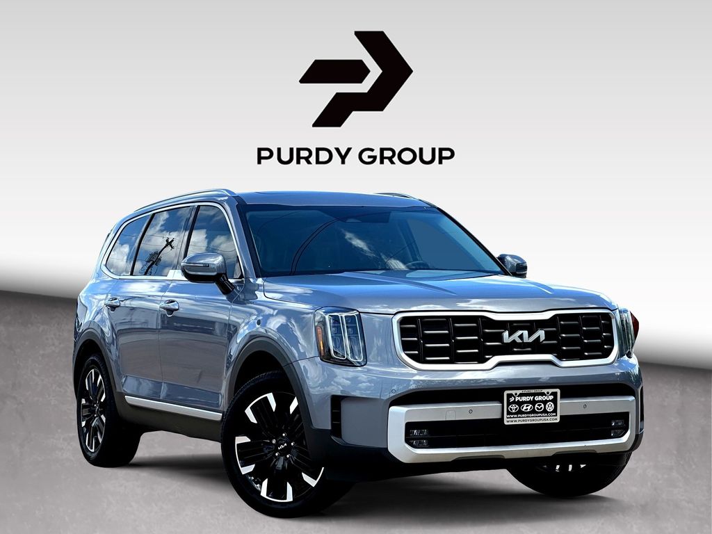 Silver 2024 Kia Telluride SX FWD SUV / Crossover Front-Wheel Drive 8-Speed Automatic