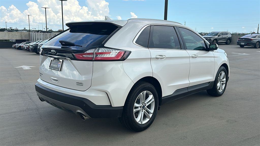 2019 Ford Edge SEL White at DeMontrond Gulf Freeway