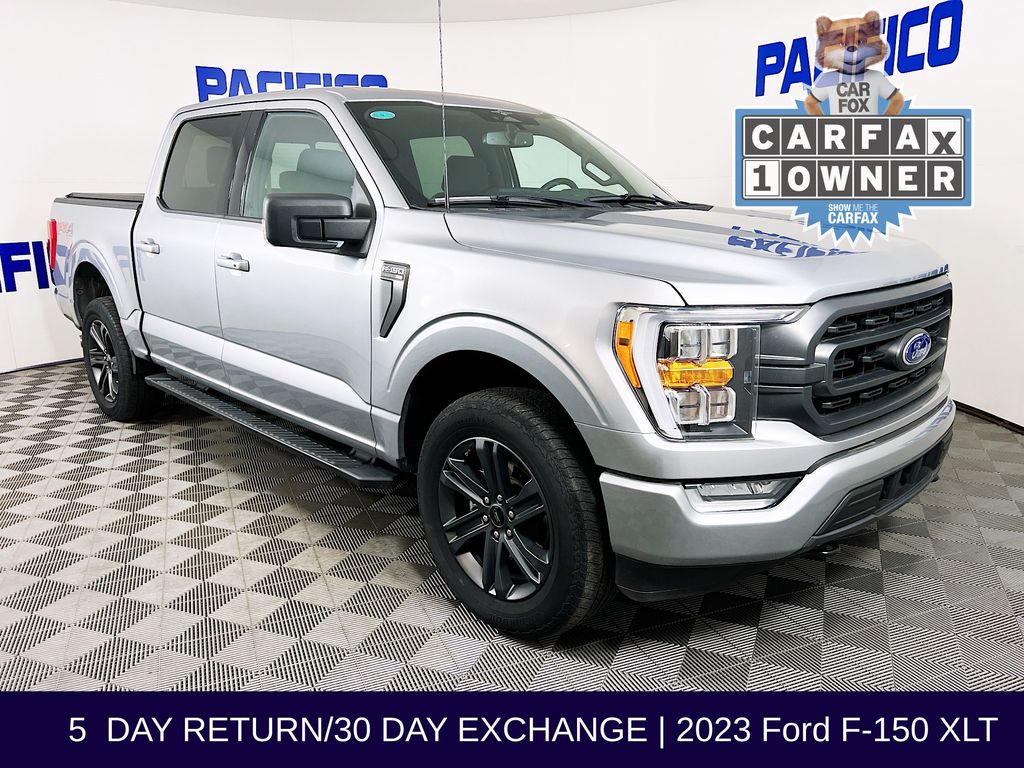 Silver Metallic 2023 Ford F-150 Pickup Truck Four-Wheel Drive Automatic