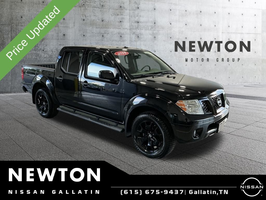 Gray (Magnetic Black) 2018 Nissan Frontier Pickup Truck Four-Wheel Drive 5-Speed Automatic Overdrive