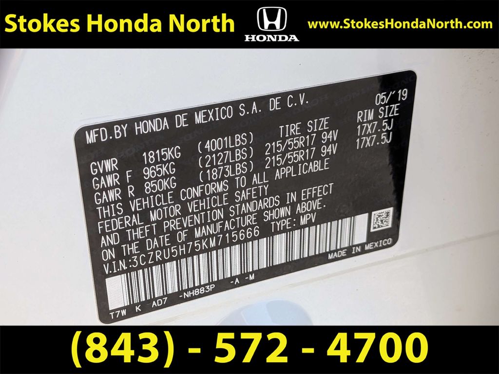 Used 2019 Honda HR-V SUV