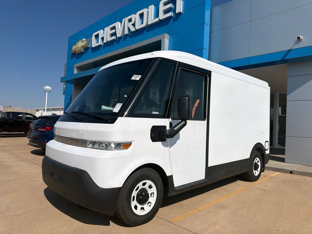 Oyster White 2025 Chevrolet BrightDrop 1-Speed Automatic