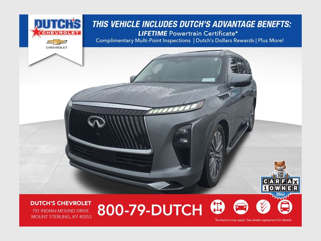 Dynamic Metal 2025 INFINITI QX80 Sensory 4WD SUV / Crossover All-Wheel Drive 9-Speed Automatic