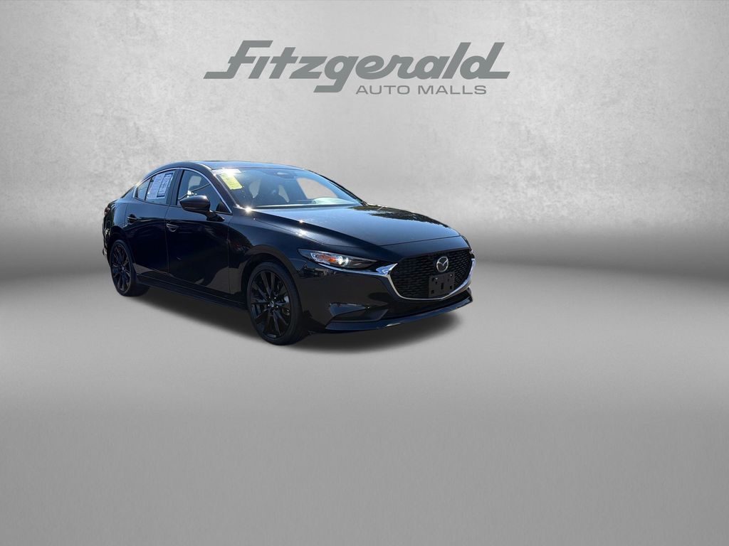 Jet Black Mica 2025 Mazda MAZDA3 Sedan Front-Wheel Drive 6-Speed Automatic