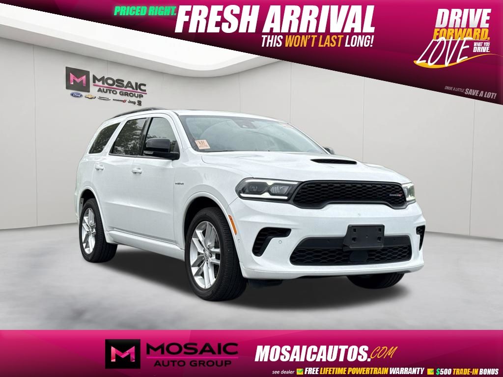 White Knuckle Clearcoat 2025 Dodge Durango SUV / Crossover All-Wheel Drive 8-Speed Automatic