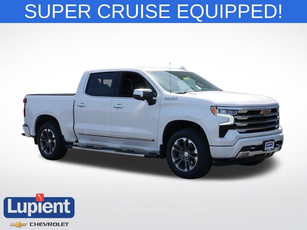 White (Iridescent Pearl Tricoat) 2024 Chevrolet Silverado 1500 Pickup Truck Four-Wheel Drive Automatic