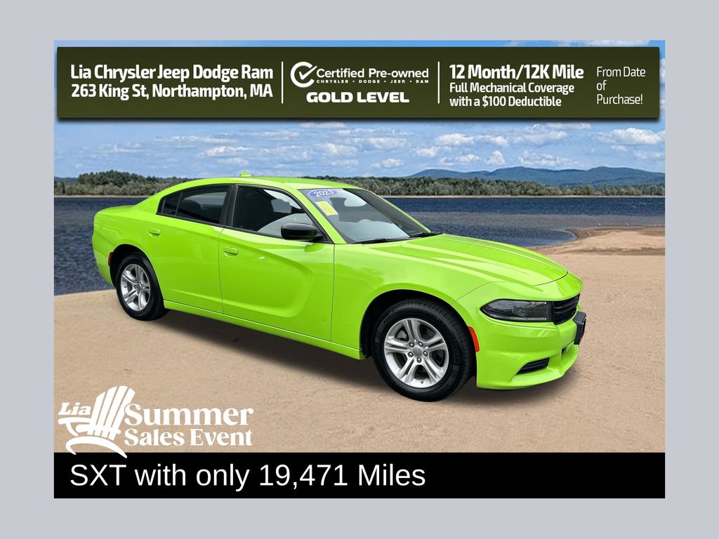 Green (Sublime Metallic Clearcoat) 2023 Dodge Charger SXT RWD Sedan Rear-Wheel Drive 8-Speed Automatic