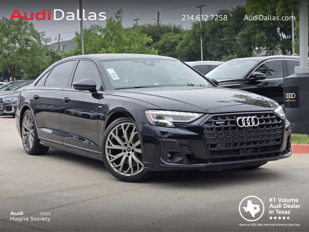 Black 2026 Audi A8 L quattro 55 TFSI Sedan All-Wheel Drive 8-Speed Automatic