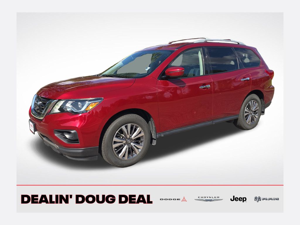 Red (Scarlet Ember) 2018 Nissan Pathfinder SUV / Crossover Four-Wheel Drive Continuously Variable Transmission