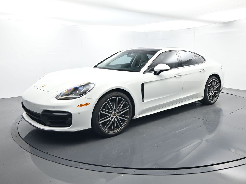 White 2023 Porsche Panamera Sedan Rear-Wheel Drive 8-Speed Automatic