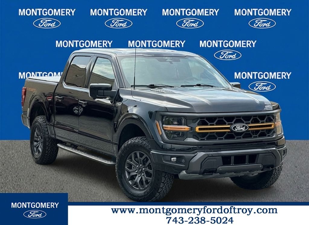Black Metallic 2025 Ford F-150 Pickup Truck Four-Wheel Drive Automatic