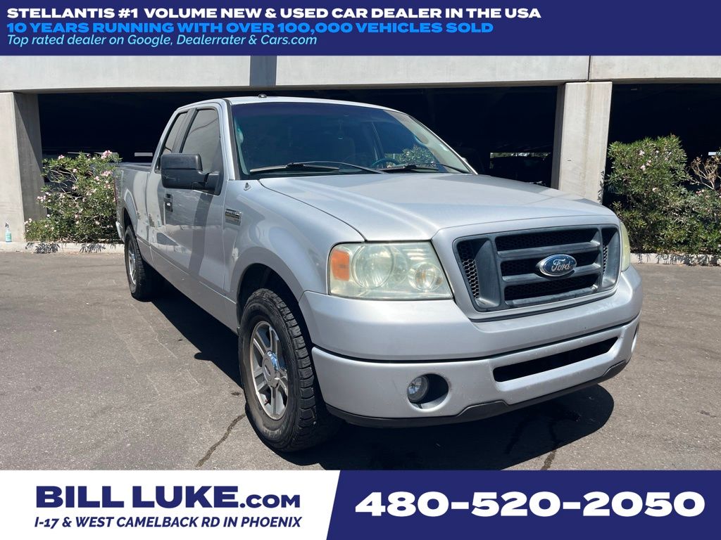Silver 2008 Ford F-150 STX SuperCab SB Pickup Truck 4X2 4-Speed Automatic Overdrive
