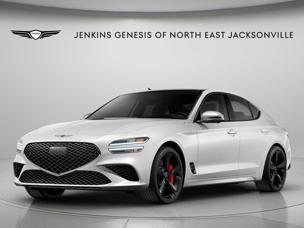 Uyuni White 2026 Genesis G70 3.3T Sport Prestige RWD Sedan Rear-Wheel Drive 8-Speed Automatic