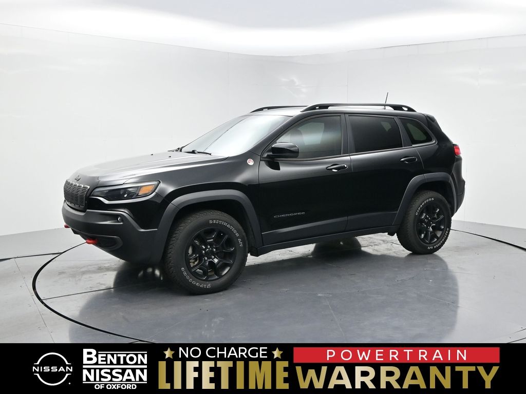 Diamond Black Crystal Pearlcoat 2022 Jeep Cherokee Trailhawk 4WD SUV / Crossover Four-Wheel Drive 9-Speed Automatic