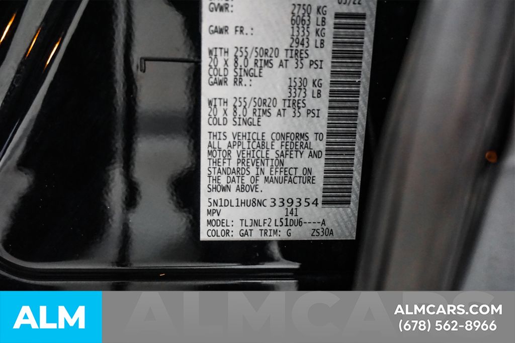 Used 2022 Black INFINITI Autograph image 68
