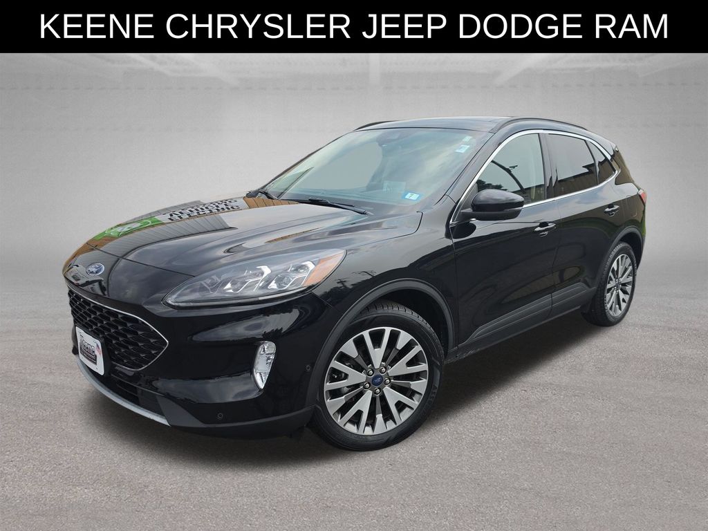 Black Metallic 2020 Ford Escape Hybrid SUV / Crossover All-Wheel Drive Continuously Variable Transmission