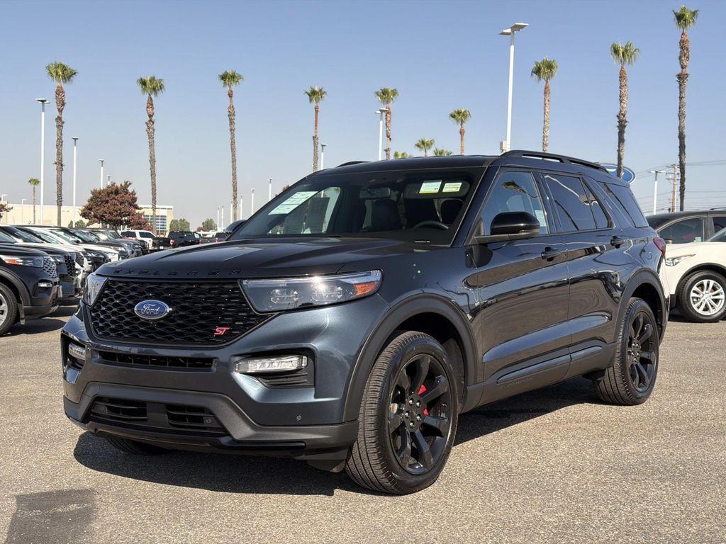 Blue Metallic 2023 Ford Explorer SUV / Crossover All-Wheel Drive Automatic