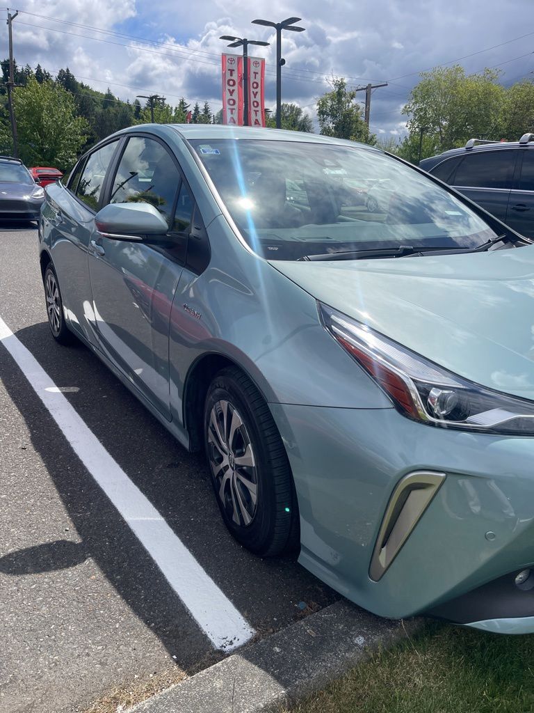 Pearl 2022 Toyota Prius Hatchback All-Wheel Drive Continuously Variable Transmission