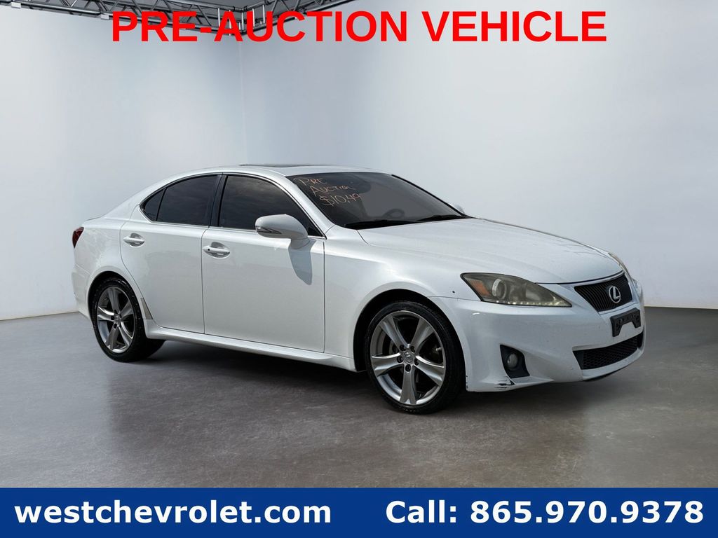 Starfire Pearl 2012 Lexus IS Sedan Rear-Wheel Drive 6-Speed Automatic