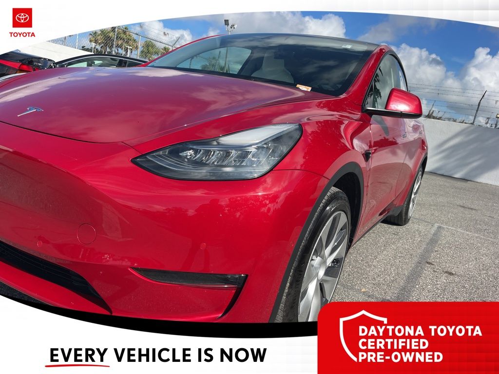 Used 2021 Tesla Model Y Long Range with VIN 5YJYGDEE4MF179581 for sale in Daytona Beach, FL