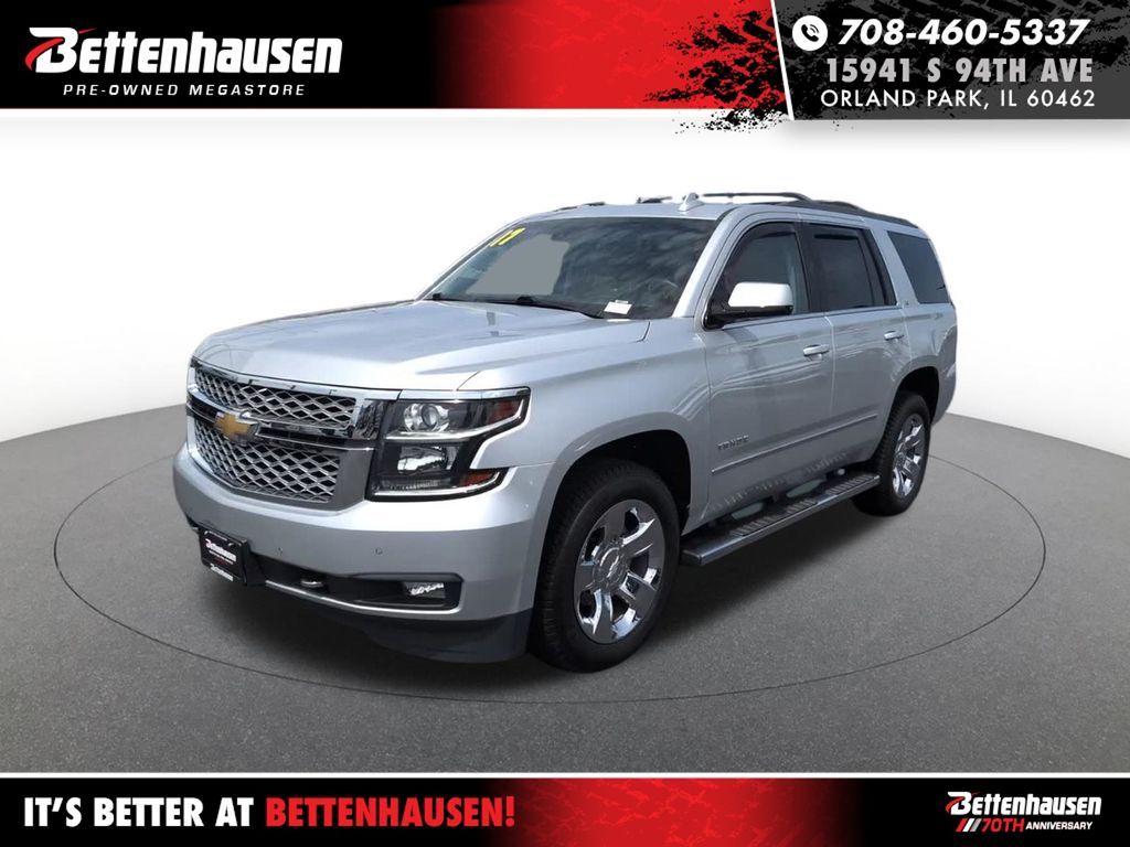 Silver Ice Metallic 2017 Chevrolet Tahoe LT 4WD SUV / Crossover Four-Wheel Drive 6-Speed Automatic Overdrive