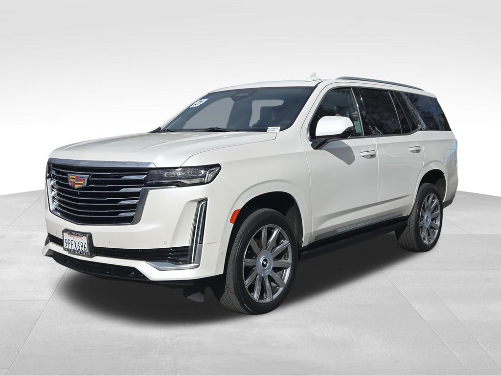 Crystal White Tricoat 2021 Cadillac Escalade SUV / Crossover Four-Wheel Drive