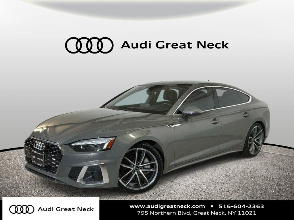 Chronos Gray Metallic 2023 Audi A5 Sportback quattro Prestige S Line 45 TFSI AWD Sedan All-Wheel Drive 7-Speed Automatic