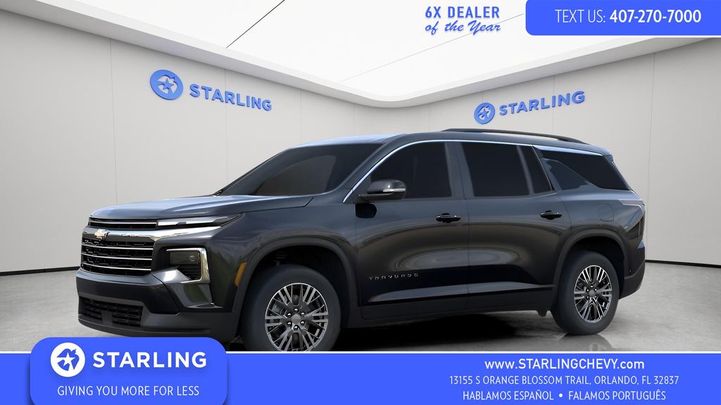 Mosaic Black Metallic 2027 Chevrolet Traverse SUV / Crossover Front-Wheel Drive 8-Speed Automatic
