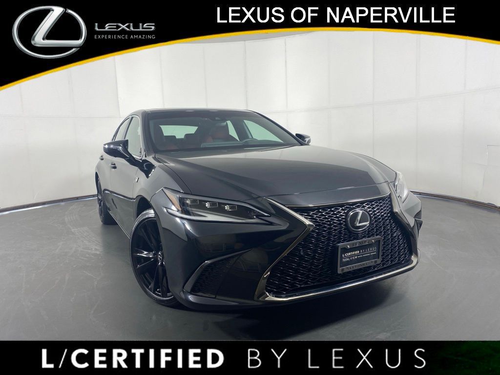 Black (Caviar) 2023 Lexus ES Sedan 8-Speed Automatic