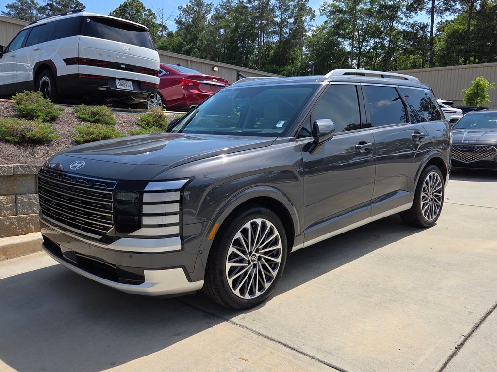 Ecotronic Gray Pearl 2026 Hyundai Palisade Hybrid Calligraphy AWD SUV / Crossover All-Wheel Drive 6-Speed Automatic
